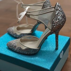 Blue by Betsey Johnson - Stela Champagne Glitter 8.5
